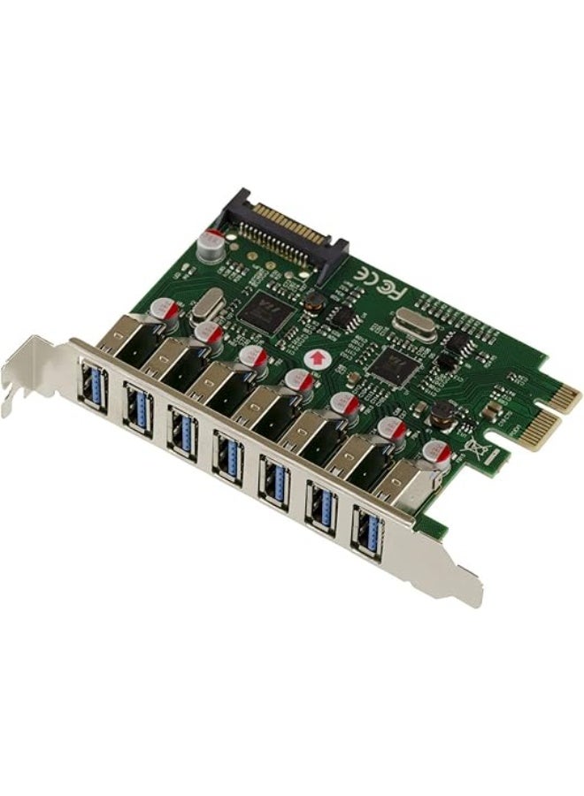 Universal 7-Port PCI Express USB 3.0 Internal Expansion Card with 5Gbps SuperSpeed and Stable Data Transfer - Image 1
